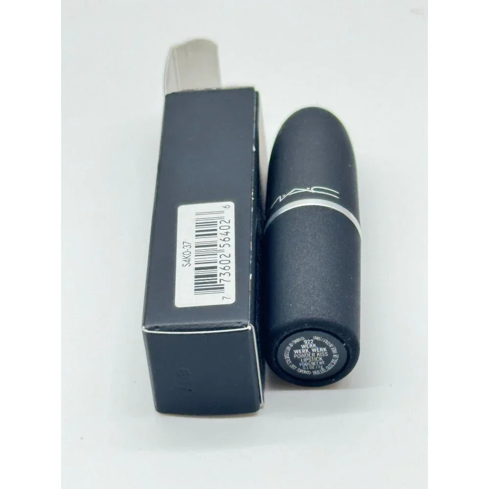 MAC Powder Kiss Lipstick WERK WERK WERK 922 Full Size 0.1 oz / 3 g